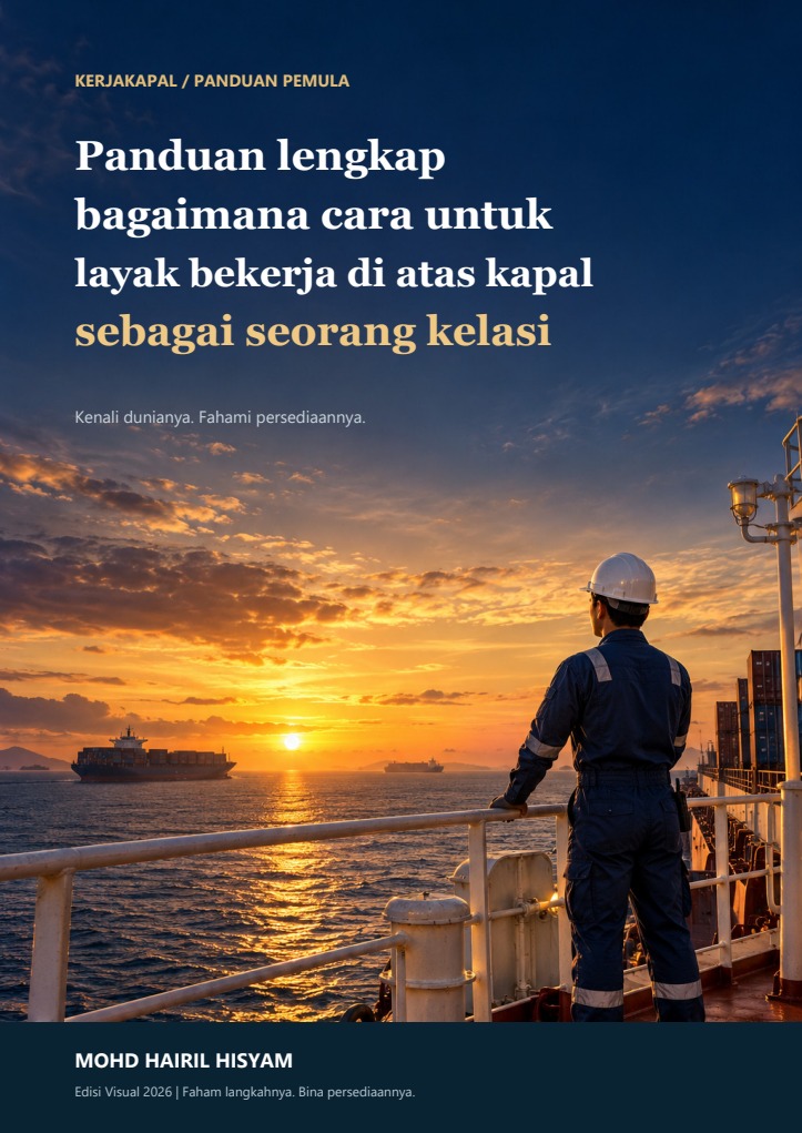 Kulit ebook Panduan Lengkap Bagaimana Cara untuk Layak Bekerja di Atas Kapal sebagai Seorang Kelasi oleh Mohd Hairil Hisyam